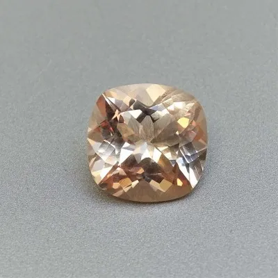 Morganite 10.20ct, certificate, Brazil