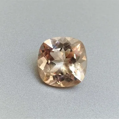 Morganite 10.20ct, certificate, Brazil