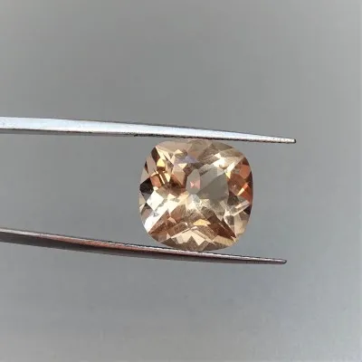 Morganite 10.20ct, certificate, Brazil