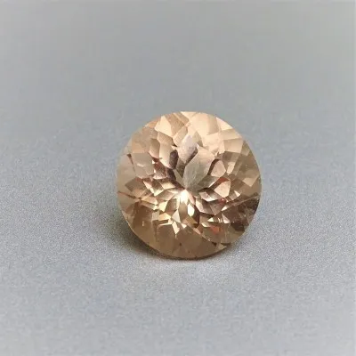 Morganite 11.34ct, certificate, Brazil