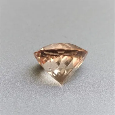 Morganite 11.34ct, certificate, Brazil