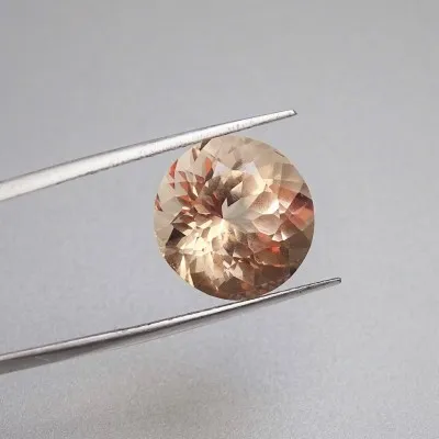 Morganite 11.34ct, certificate, Brazil