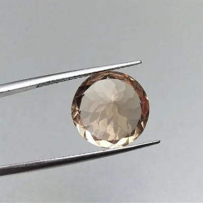 Morganite 11.34ct, certificate, Brazil