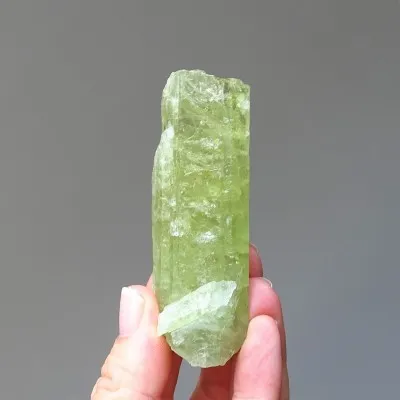 Heliodor Naturkristall 68,64g, Zertifikat, Brasilien