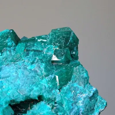 Dioptas natural crystals in rock 252g, Congo