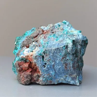 Dioptas natural crystals in rock 413g, Congo