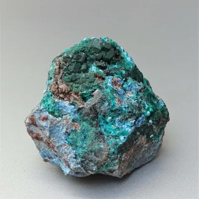 Dioptas natural crystals in rock 165g, Congo