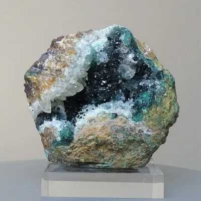CLINOATACAMIT přírodní krystaly 640g, Peru, sbírkový kus