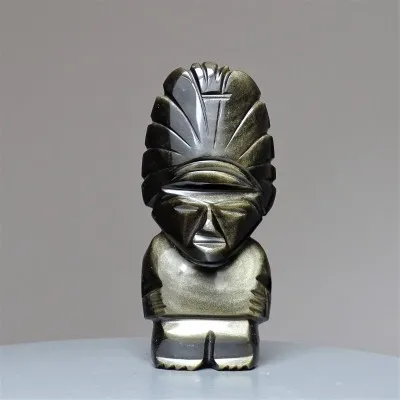 Obsidián zlatý, Aztécký totem 207, Mexiko