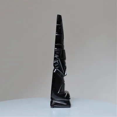 Goldener Obsidian, aztekisches Totem 231g, Mexiko