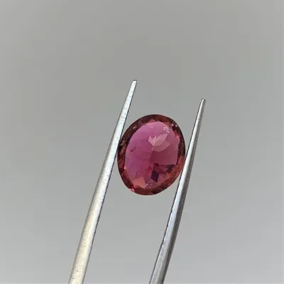 Turmalin natürlicher Rubellit 3,09ct, Brasilien