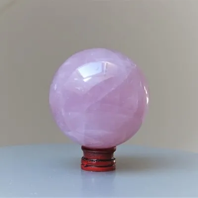 Rosenquarz Naturkugel 566g, Brasilien