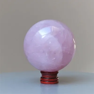 Rosenquarz Naturkugel 566g, Brasilien