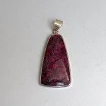 Eudialyte pendant in silver 15.2g, Russia