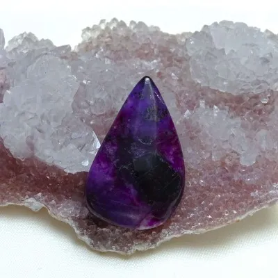 Sugilite polished cabochon 12.8g, Republic of South Africa