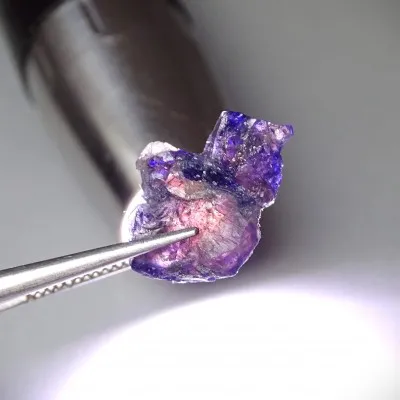 Tanzanit tepelně neupraven přírodní surový minerál 5,7g, Tanzánie