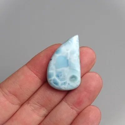 Larimar-Cabochon 7,6g, Dominikanische Republik
