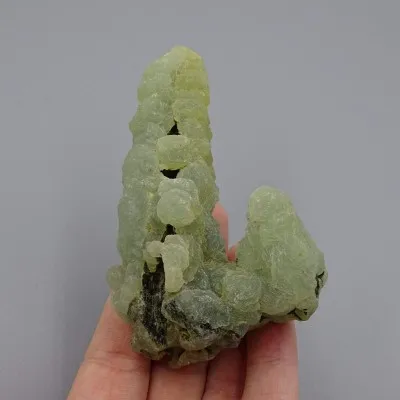 Prehnit mit Epidot, natürliches Mineral 145,6g, Mali