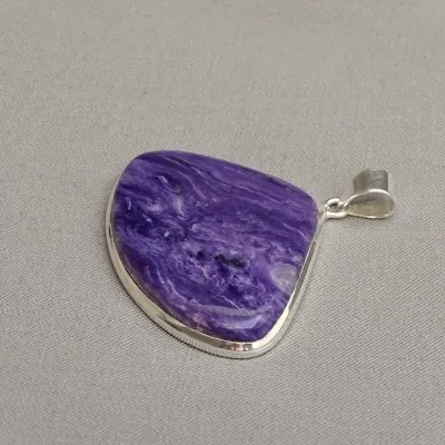 Charoit-Anhänger in Silber 20,2g, Jakutsk Russland