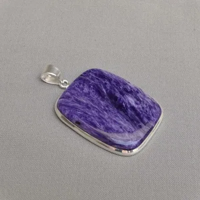Charoit-Anhänger in Silber 19,8g, Jakutsk Russland