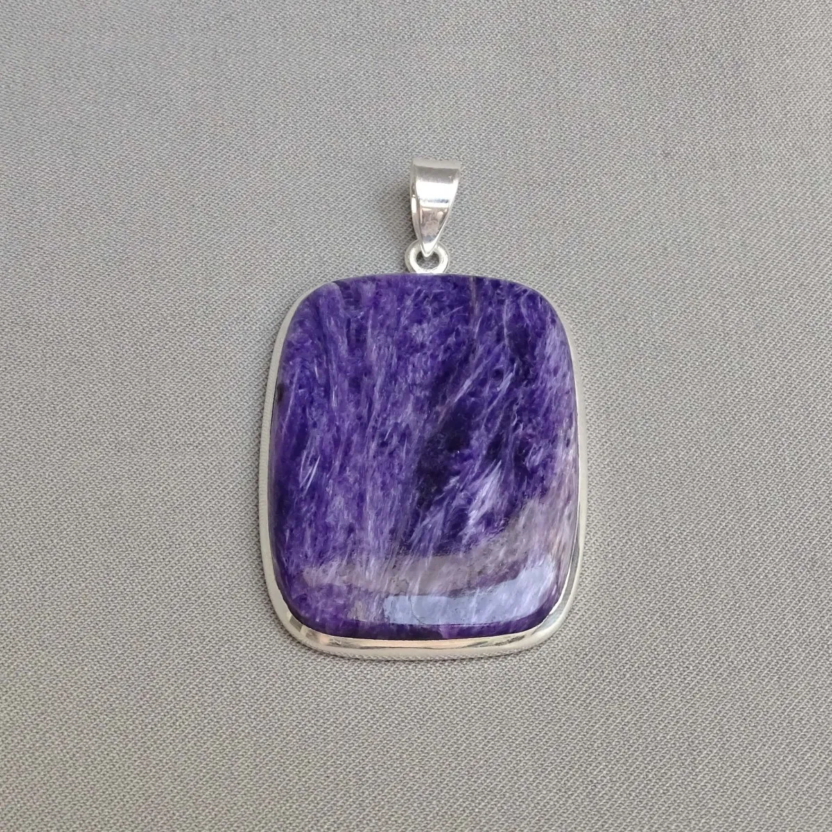 Charoit-Anhänger in Silber 19,8g, Jakutsk Russland
