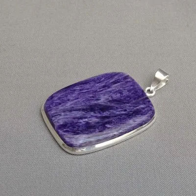 Charoit-Anhänger in Silber 19,8g, Jakutsk Russland