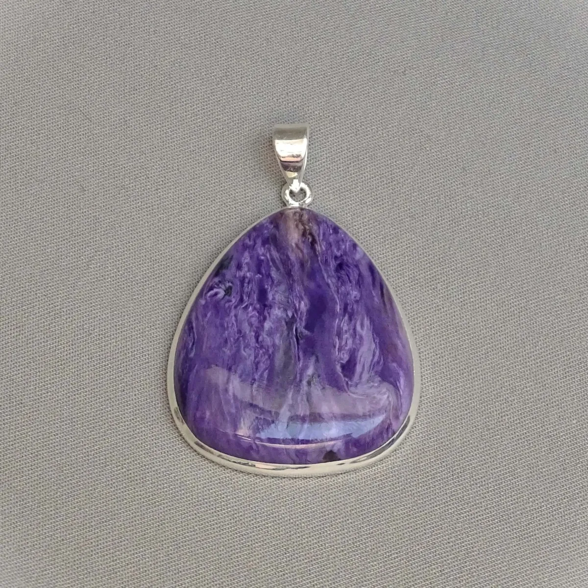 Charoit-Anhänger in Silber 19,9g, Jakutsk Russland