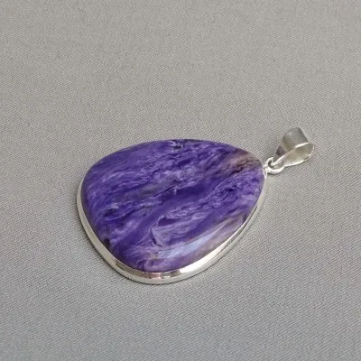 Charoit-Anhänger in Silber 19,9g, Jakutsk Russland