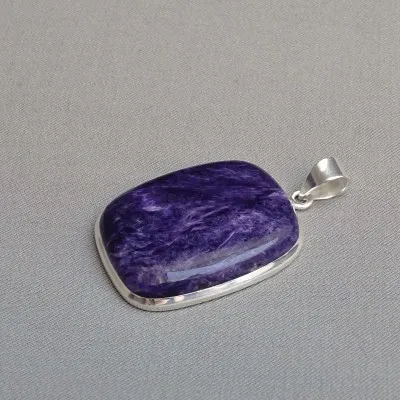 Charoit-Anhänger in Silber 16,9g, Jakutsk Russland