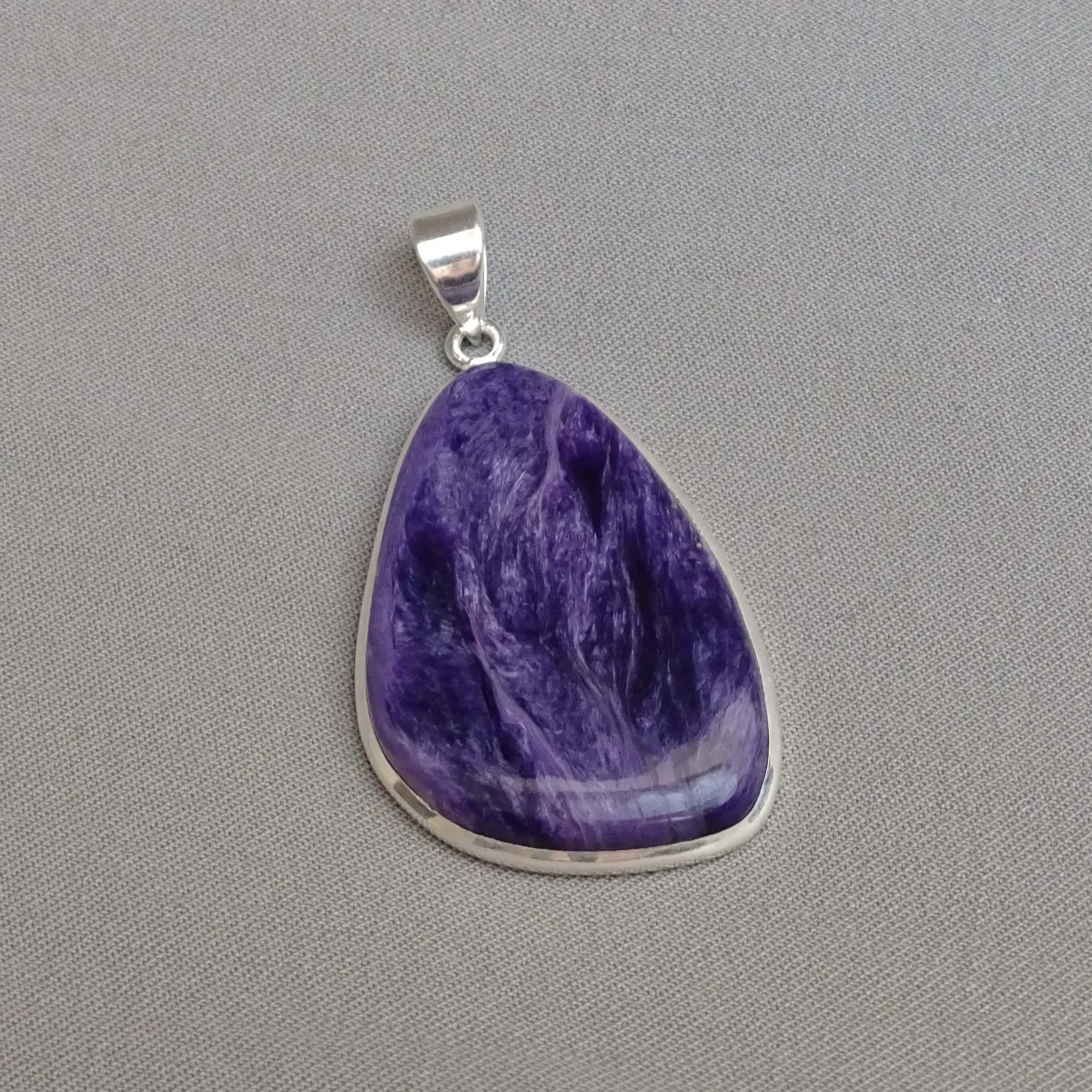 Charoit-Anhänger in Silber 14g, Jakutsk Russland