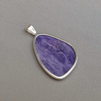 Charoit-Anhänger in Silber 14g, Jakutsk Russland