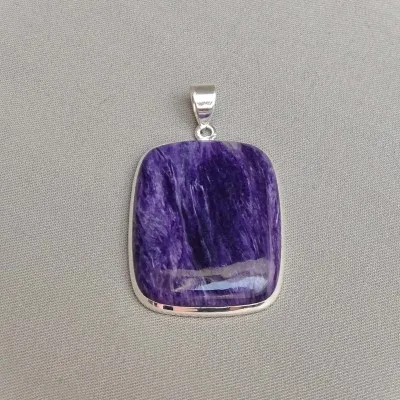 Charoit-Anhänger in Silber 17,7g, Jakutsk Russland
