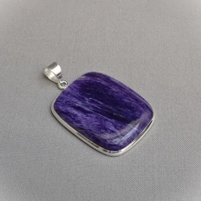 Charoit-Anhänger in Silber 17,7g, Jakutsk Russland