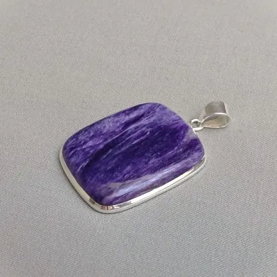 Charoit-Anhänger in Silber 17,7g, Jakutsk Russland