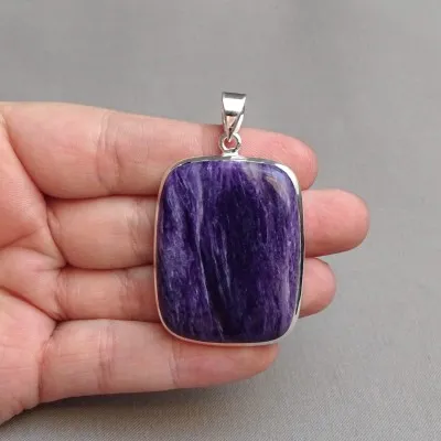 Charoit-Anhänger in Silber 17,7g, Jakutsk Russland