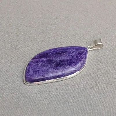 Charoit-Anhänger in Silber 18g, Jakutsk Russland
