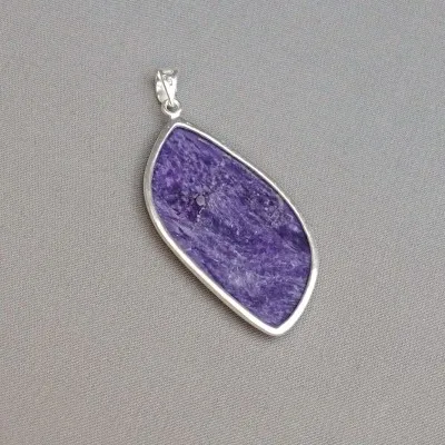 Charoit-Anhänger in Silber 18g, Jakutsk Russland