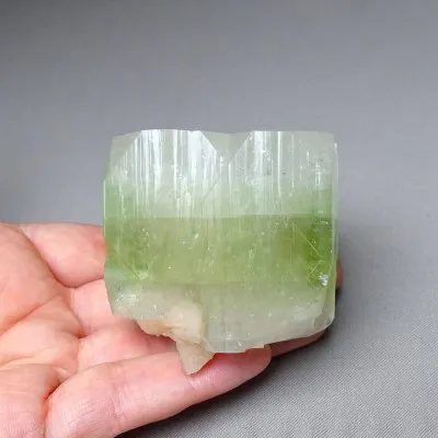 Apophyllitgrüner Kristall, Stilbit 207g, Indien