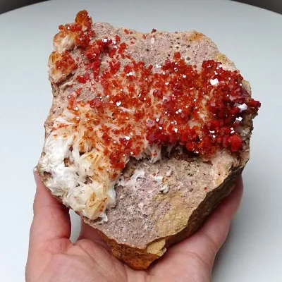 Vanadinit minerál krystaly 1059g, Maroko