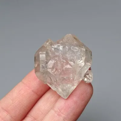 Herkimer natürlicher Quarzkristall 25g, Marokko