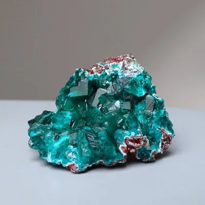 Dioptas natural crystals 31.3g, Congo