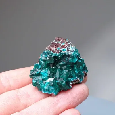Dioptas přírodní krystaly 31,3g, Kongo