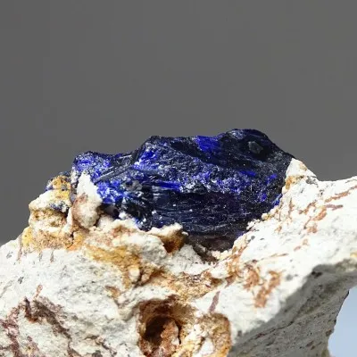 Azurit-Kristalle im Gestein 36g, Marokko