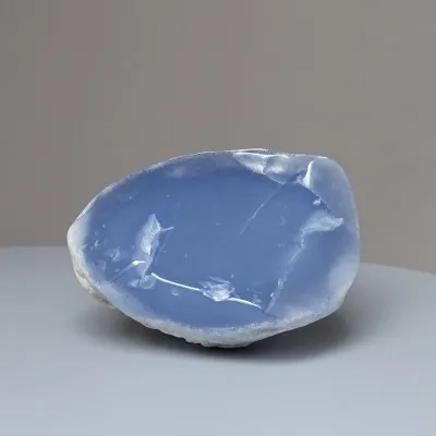 Chalcedon modrý přírodní leštěný 194g, Turecko