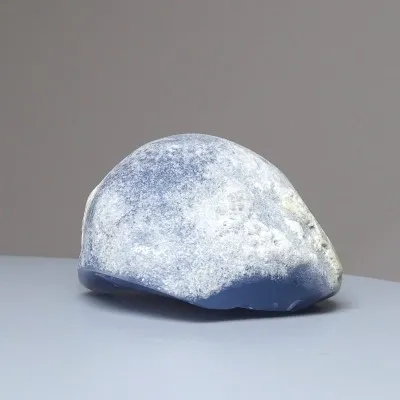 Chalcedon modrý přírodní leštěný 194g, Turecko