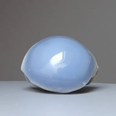 Chalcedon modrý přírodní leštěný 168g, Turecko