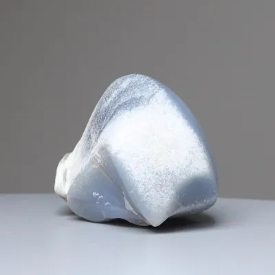 Chalcedon modrý přírodní leštěný 168g, Turecko