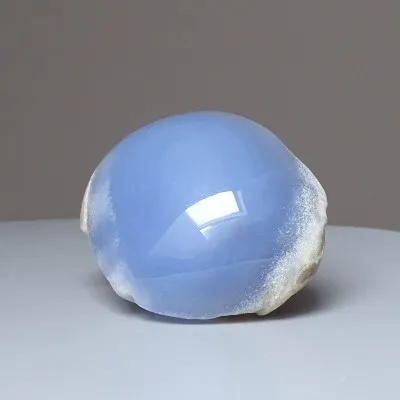 Chalcedon modrý přírodní leštěný 182g, Turecko