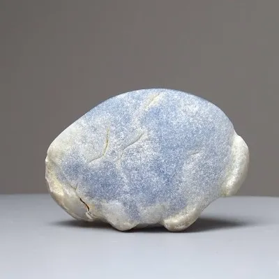 Chalcedon modrý přírodní leštěný 182g, Turecko