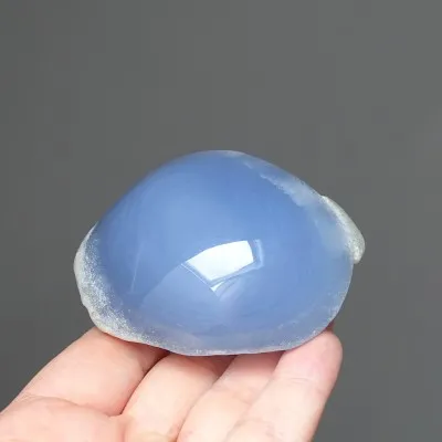 Chalcedon modrý přírodní leštěný 182g, Turecko